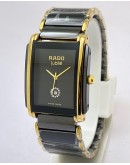 Rado Jubile Square Black Ceramic Dual Tone Watch