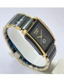 Rado Jubile Square Black Ceramic Dual Tone Watch