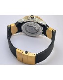 Ulysse Nardin Marine Diver Rose Gold Black Rubber Strap Swiss Automatic Watch