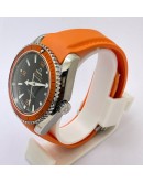 Omega Seamaster Planet Ocean Orange Rubber Strap Swiss Automatic Watch
