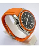 Omega Seamaster Planet Ocean Orange Rubber Strap Swiss Automatic Watch