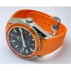 Omega Seamaster Planet Ocean Orange Rubber Strap Swiss Automatic Watch