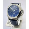 Panerai GMT Power Reserve Leather Strap Swiss Automatic Watch