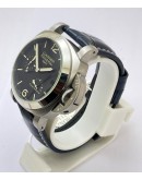 Panerai GMT Power Reserve Leather Strap Swiss Automatic Watch