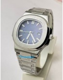 Patek Philippe Nautilus Steel Blue Swiss Automatic Watch