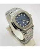 Patek Philippe Nautilus Steel Blue Swiss Automatic Watch