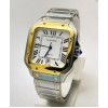 Cartier Santos 100 Dual Tone Swiss Automatic Watch