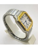 Cartier Santos 100 Dual Tone Swiss Automatic Watch