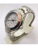  Omega Seamaster White Grey Bezel Swiss Automatic Watch