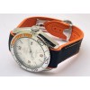 Omega Seamaster White Dial Rubber Strap Swiss Automatic Watch