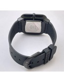 Rado True Thinline Black Rubber Strap Watch