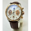 Tag Heuer Grand Carrera Calibre 17 RS 2 Dual Tone Leather Strap Watch