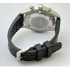I W C Pilot Chronograph Day-Date Black Rubber Strap Watch