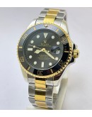  Rolex Submariner Black Dial Dual Tone Bracelet Watch