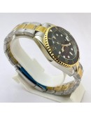  Rolex Submariner Black Dial Dual Tone Bracelet Watch