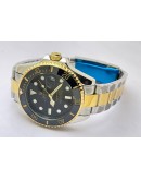  Rolex Submariner Black Dial Dual Tone Bracelet Watch