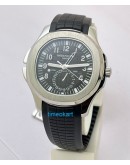 Patek Philippe Aquanaut GMT Black Rubber Strap Swiss ETA Automatic Watch
