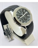 Patek Philippe Aquanaut GMT Black Rubber Strap Swiss ETA Automatic Watch