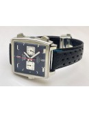 Tag Heuer Monaco Caliber 12 Leather Strap Watch