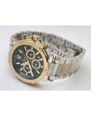 GC Green Chronograph Dual Tone Bracelet Watch