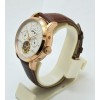 Jaeger Le Coultre Master Grande Tradition Tourbillon Cylindrique Quantieme White Perpetuel Swiss ETA Automatic Watch
