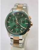 Rado Hyperchrome Chronograph Green Dual Tone Watch