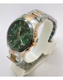 Rado Hyperchrome Chronograph Green Dual Tone Watch