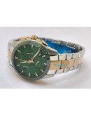 Rado Hyperchrome Chronograph Green Dual Tone Watch