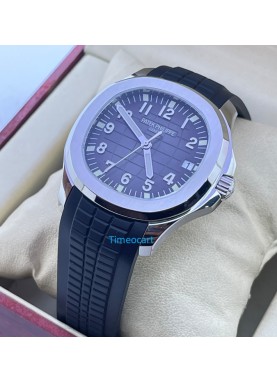 Patek Philippe Aquanaut Steel Black Rubber Strap Swiss ETA 