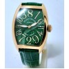 Franck Muller Crazy Hours Green Leather Strap Swiss Automatic Watch