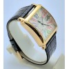 Franck Muller Square Master Rose Gold Color Dreams Leather Strap Watch