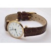 Longines La Grande Classique Ultra Slim Rose Gold Leather Strap Ladies Watch