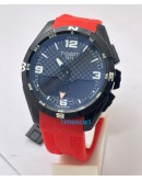 Tissot T Touch Solar Red Rubber Strap Watch