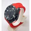 Tissot T Touch Solar Red Rubber Strap Watch