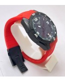 Tissot T Touch Solar Red Rubber Strap Watch