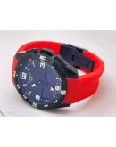 Tissot T Touch Solar Red Rubber Strap Watch