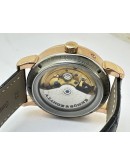 A. Lange & Shone Grand Lange 1 Moon Phase Rose Gold Black Swiss Automatic Watch