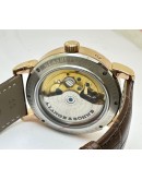 A. Lange & Shone Grand Lange 1 Moon Phase Rose Gold White Swiss Automatic Watch