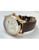 A. Lange & Shone Grand Lange 1 Rose Gold White Swiss Automatic Watch
