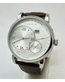 A. Lange & Shone Grand Lange 1 Steel White Swiss Automatic Watch