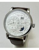 A. Lange & Shone Grand Lange 1 Moon Phase Steel White Swiss Automatic Watch