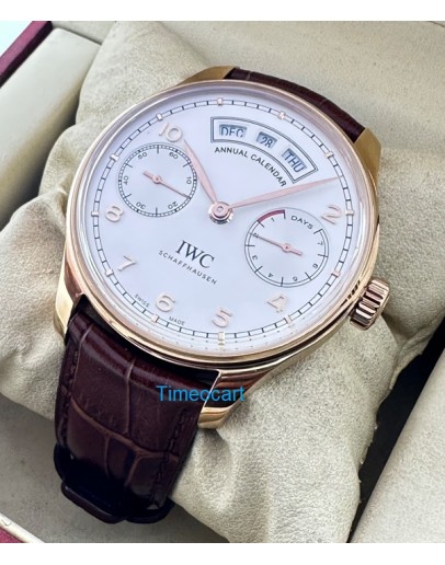 I W C Portugieser Annual Calendar Swiss ETA