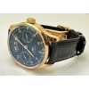 I W C Portugieser Annual Calendar Black Swiss ETA 7750 Valjoux Automatic Movement Watch