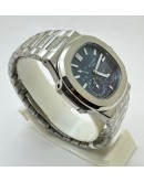 Patek Philippe Nautilus Moon Phase Power Resrve Steel Swiss Automatic Watch