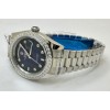 Rolex Day-Date Diamond Bezel Blue Steel Swiss Automatic Watch