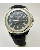 Patek Philippe Aquanaut Black Rubber Strap Watch