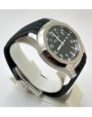 Patek Philippe Aquanaut Black Rubber Strap Watch