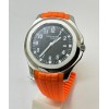 Patek Philippe Aquanaut Orange Rubber Strap Watch