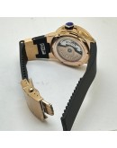Ulysse Nardin Maxi Marine Black Rubber Strap Swiss Automatic Watch