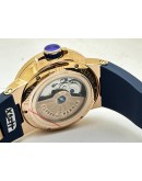 Ulysse Nardin Maxi Marine Blue Rubber Strap Swiss Automatic Watch